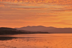 Beinn a Bha'ach Ard from the Beauly Firth - sunset