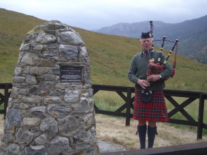 Glen Strathfarrar - Pipe Major Willie Ross Memorial Cairn 1